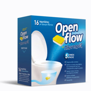 Open Flow WC Tabs by Πλυντηρέξ (16tabsX20gr) 320gr
